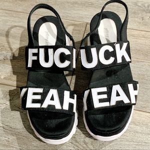 Jeffrey Campbell Fuck Yeah Sandals